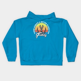 FISHING SPOT Kids Hoodie